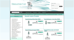 Desktop Screenshot of glaszentrum-west.de